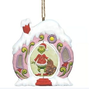 Jim Shore Grinch Stealing Presents Ornament 2025, NEW IN BOX!!!